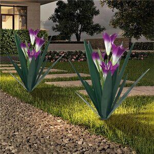 Metal Agave Plant Outdoor Decoration Outdoor Garden Decoration Lily